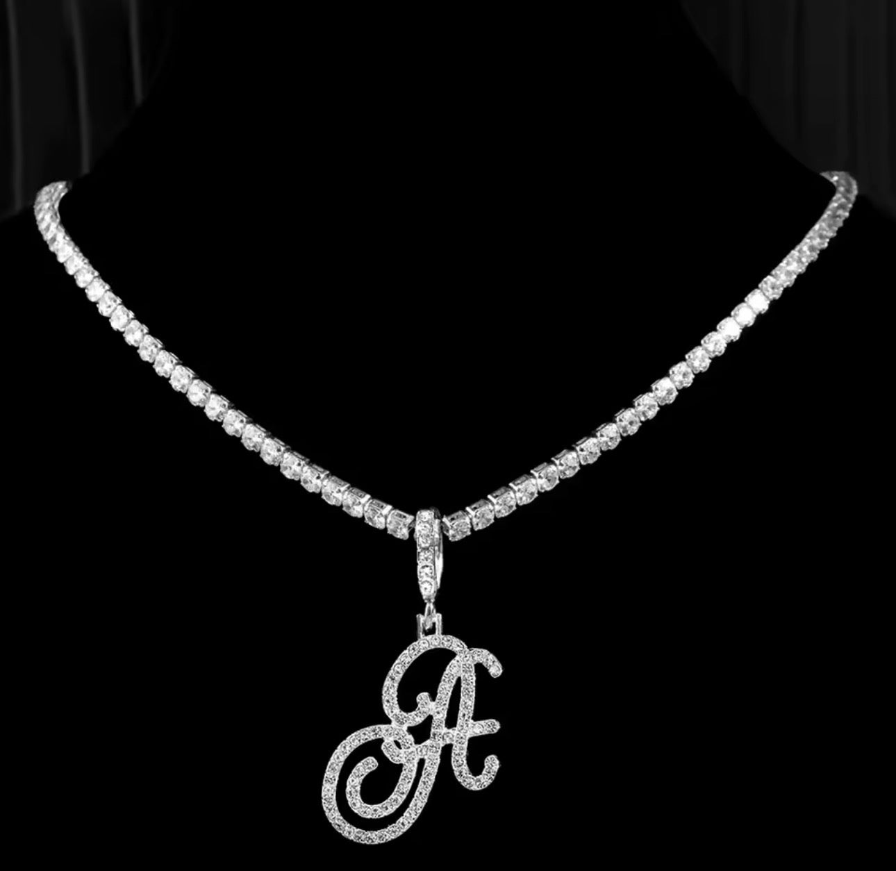Cursive Initial Necklace
