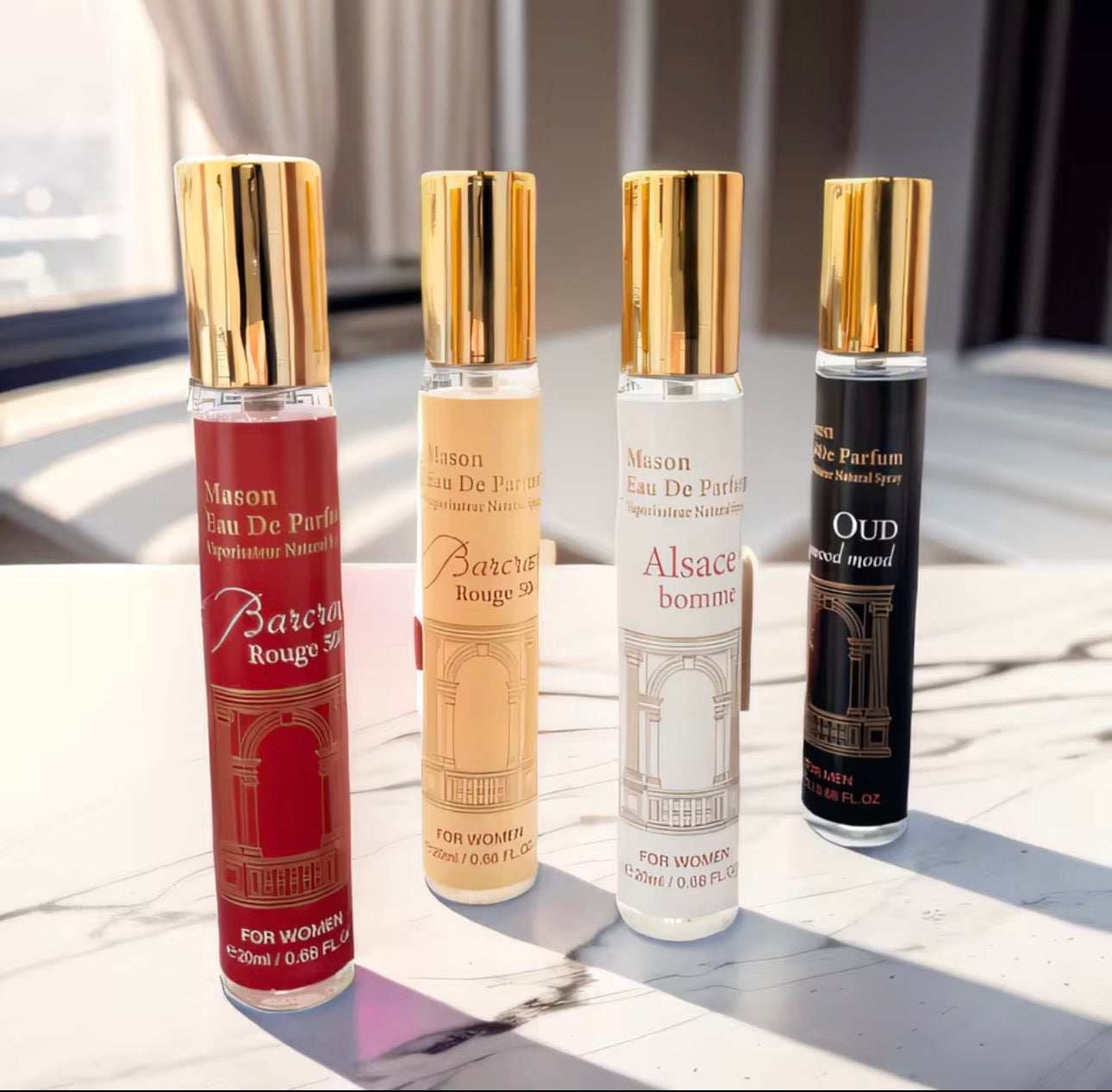 Bacarrat 4pc Perfume