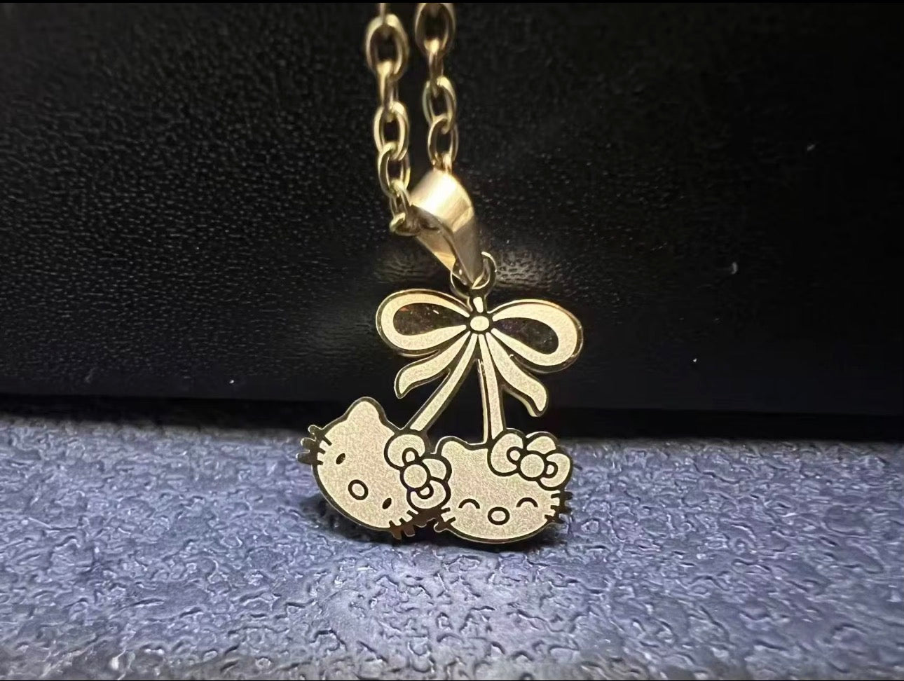 Hk Bow Necklace