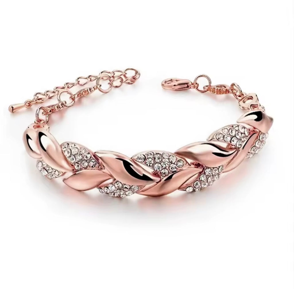 Braided Leaf Bracelet