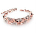 Braided Leaf Bracelet
