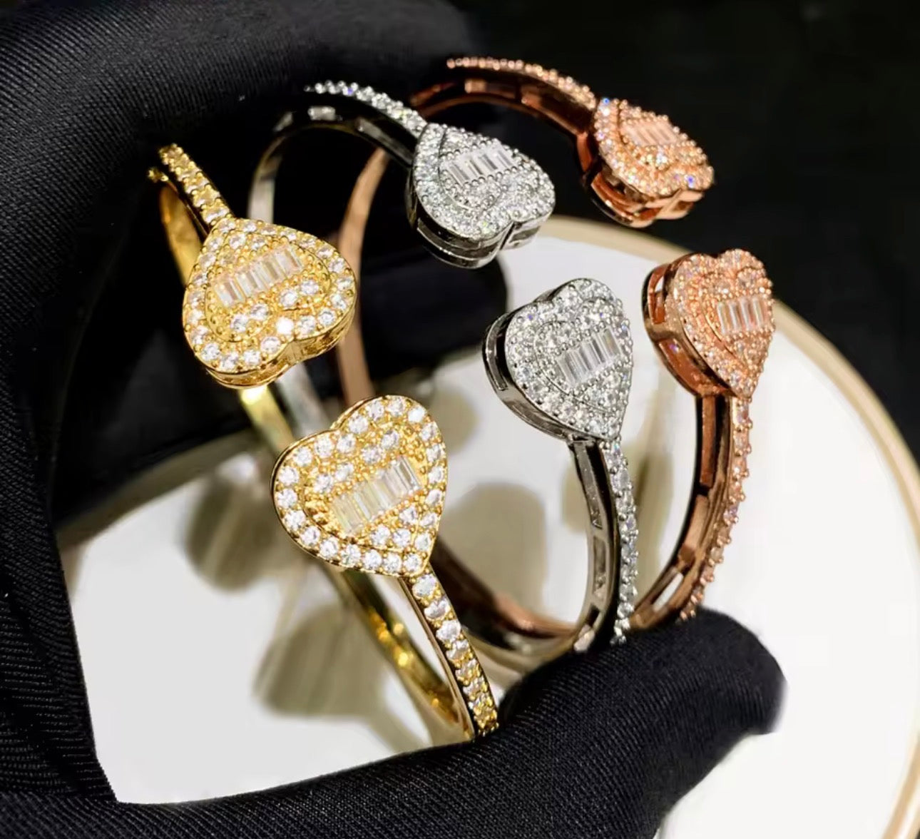 Double Heart Bracelet