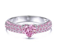 Pink Pave Eternity Ring