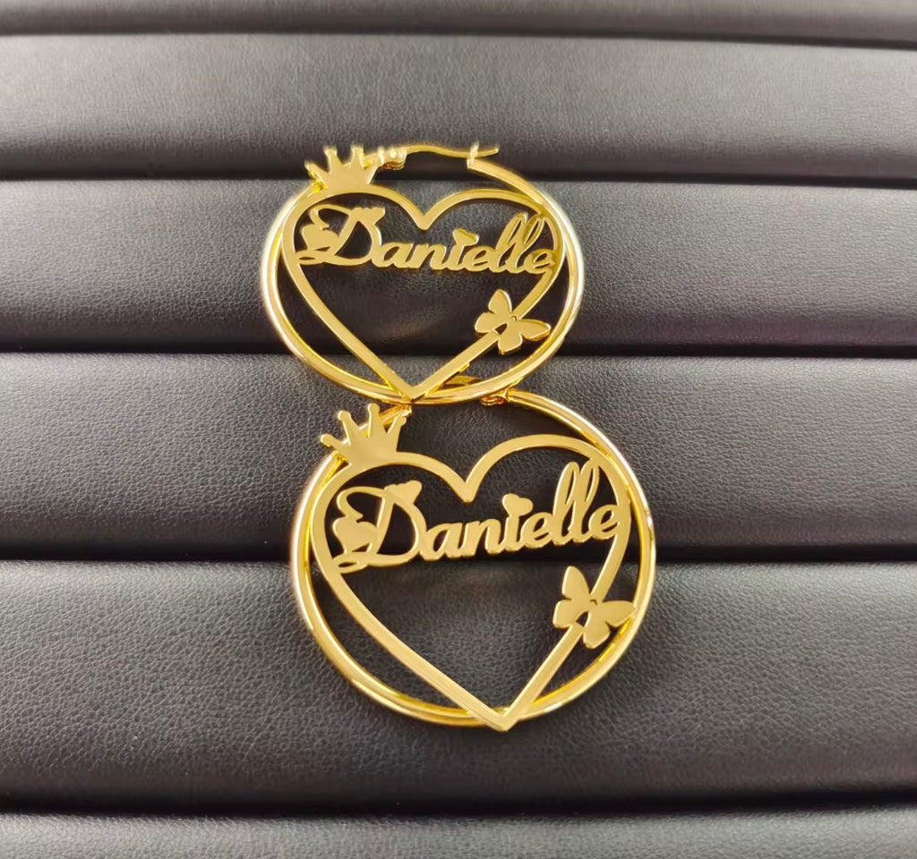 QOH Custom Name Earrings