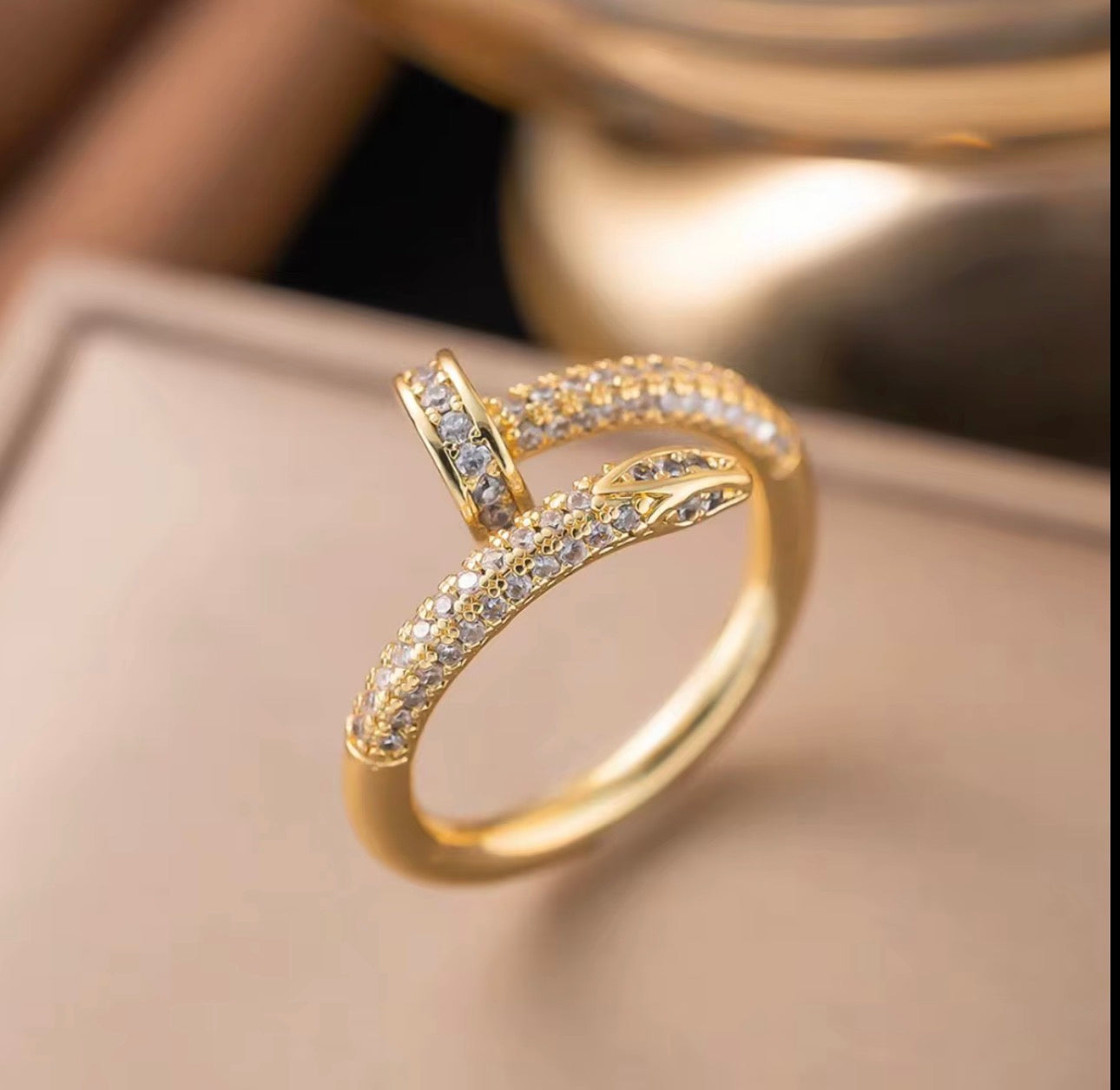 Bling Nail Ring