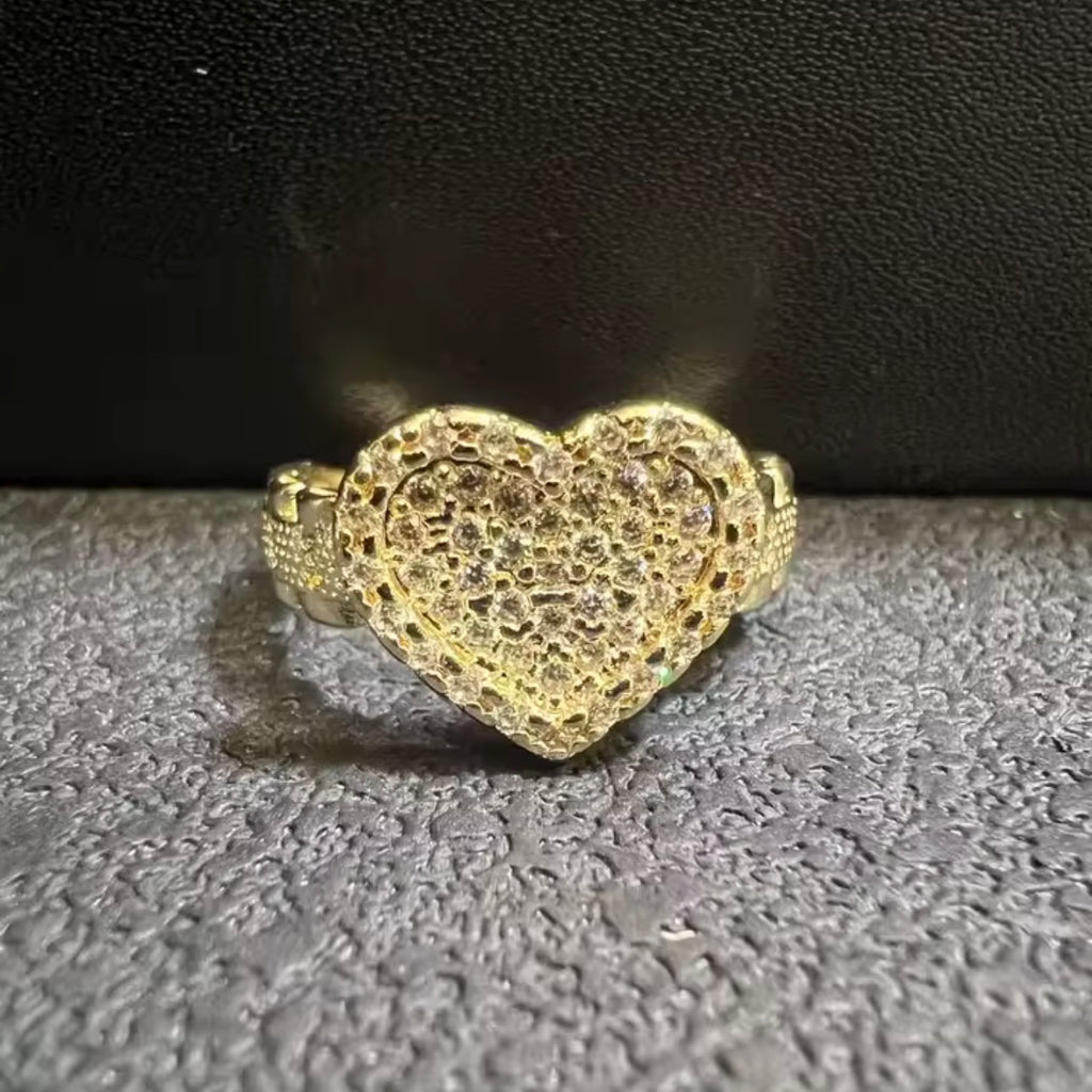 Heart Nugget Rings
