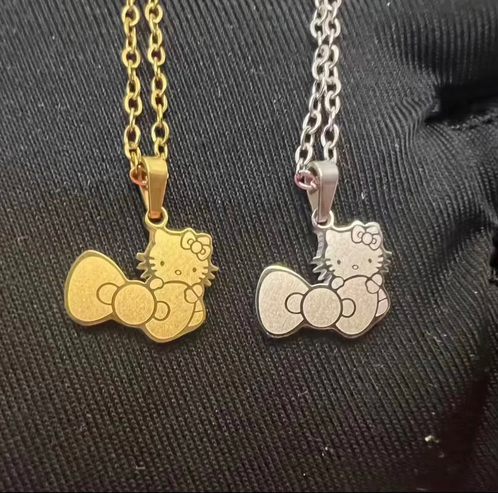 Hk Bow Necklace