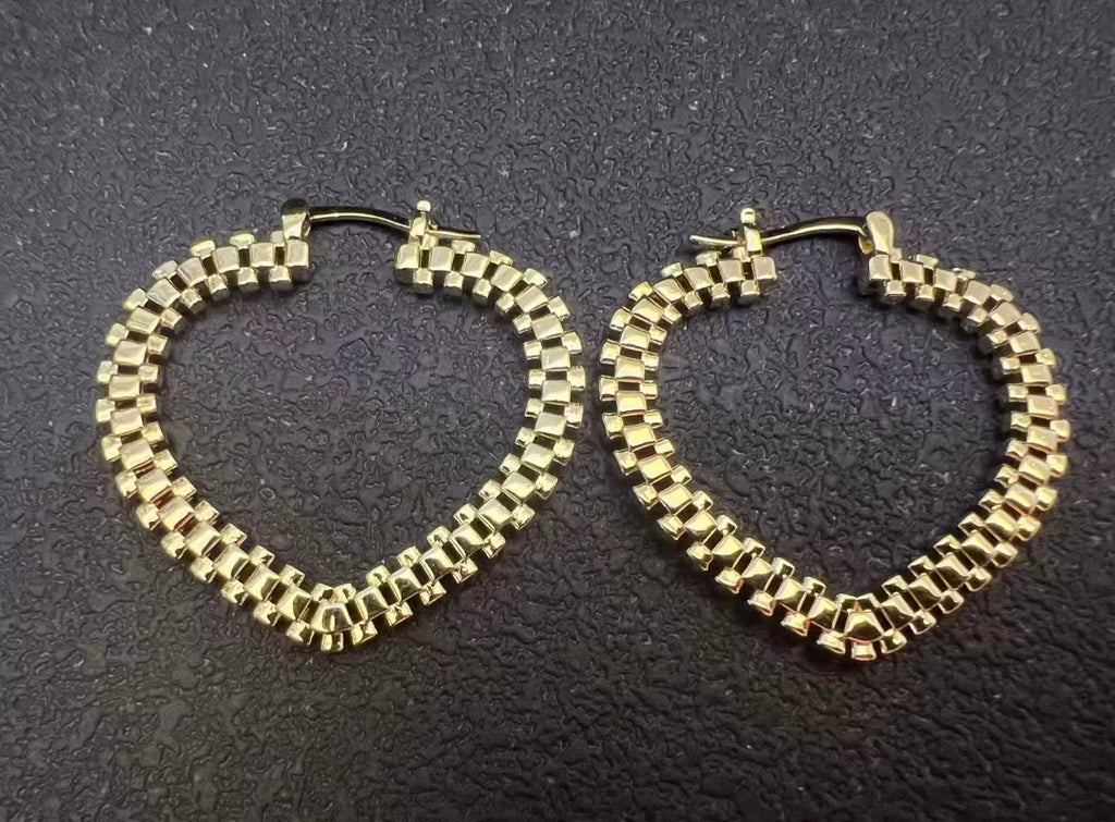 Heart Frame Earrings
