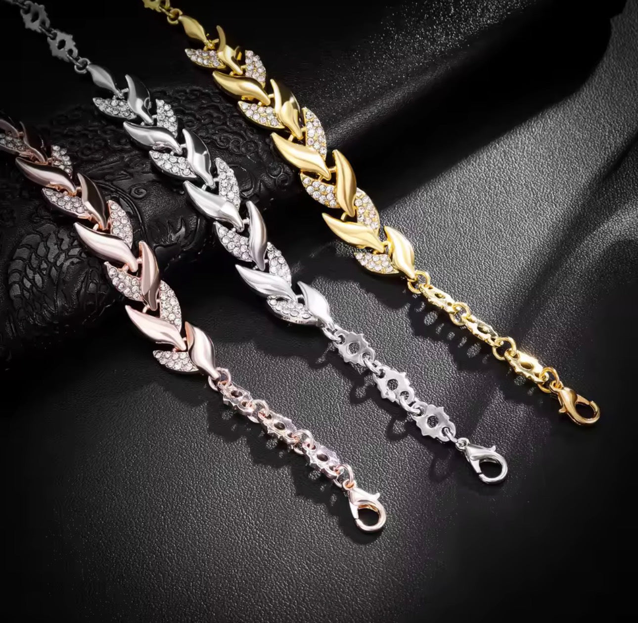 Braided Leaf Bracelet