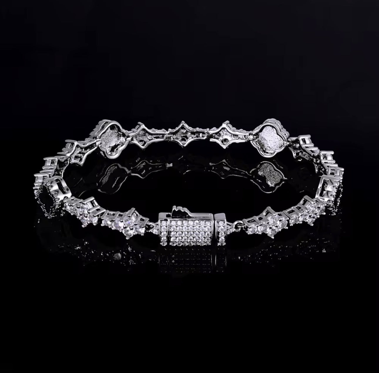 Clover Tennis Bracelet