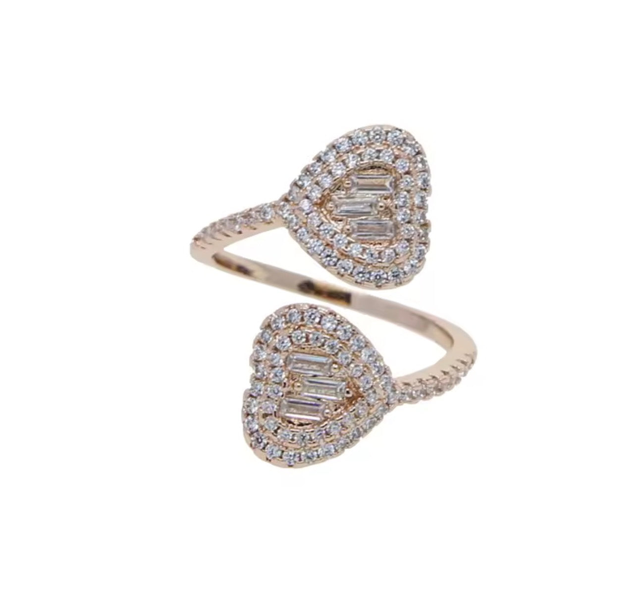 Double Heart Ring