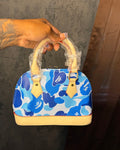 Blue Camo Shell Bag