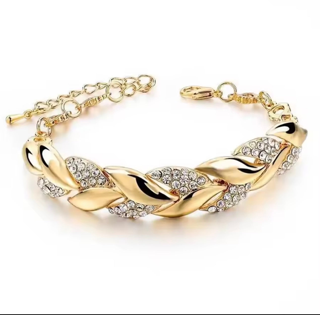 Braided Leaf Bracelet