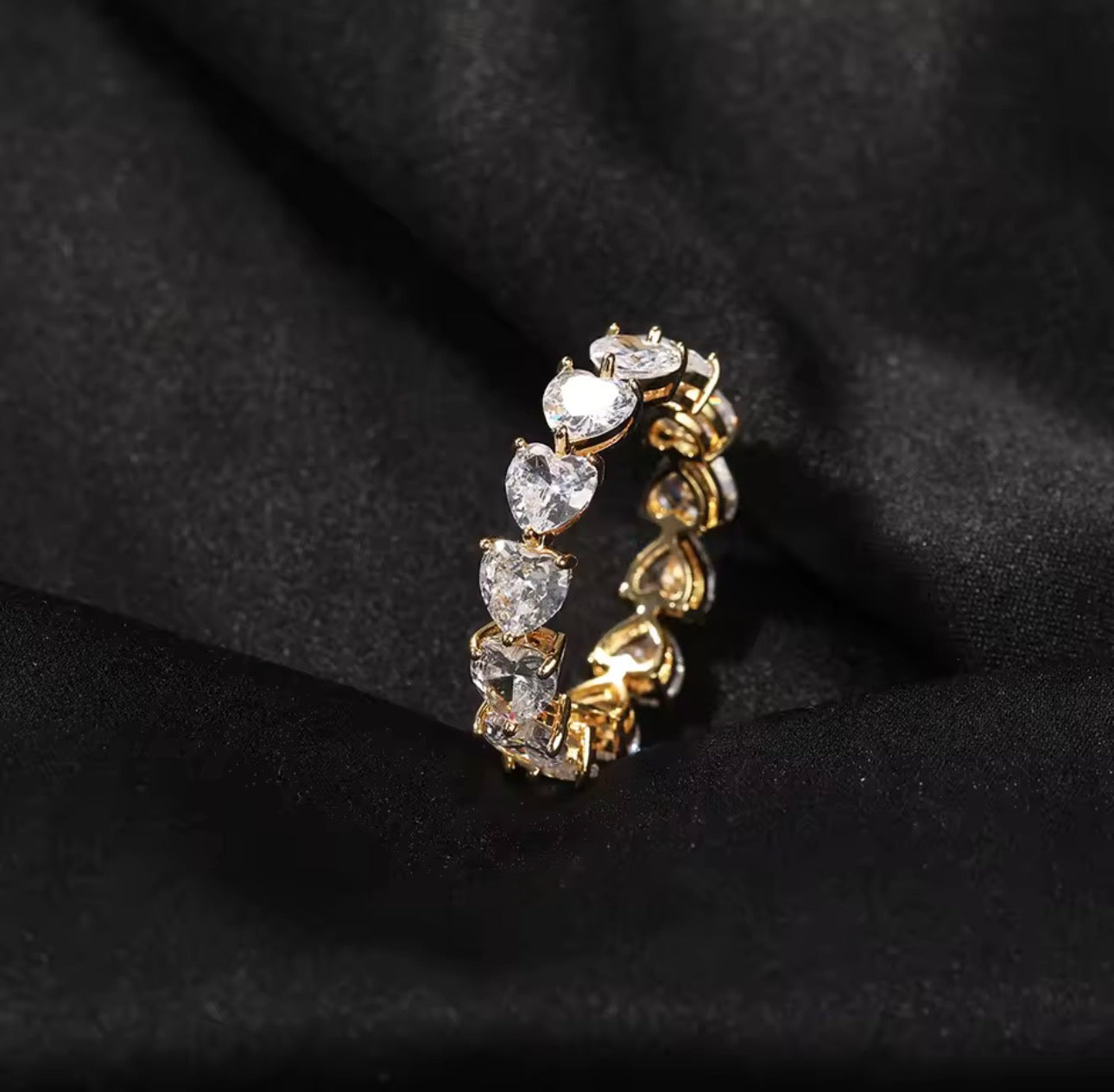 Tiny Hearts Ring