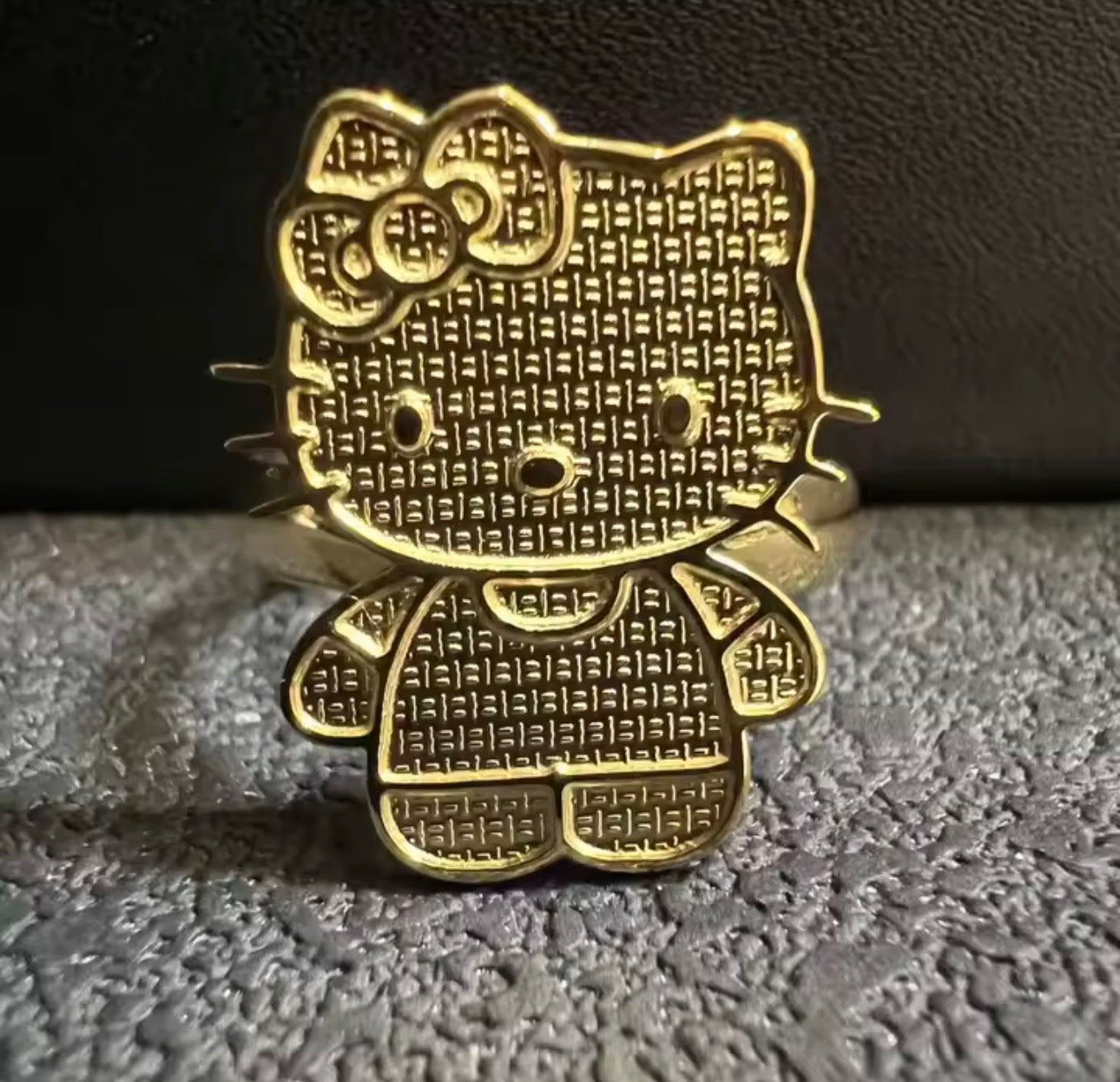 Gold Character Rings