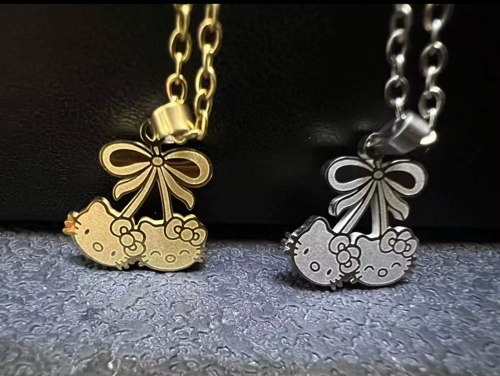 Hk Bow Necklace