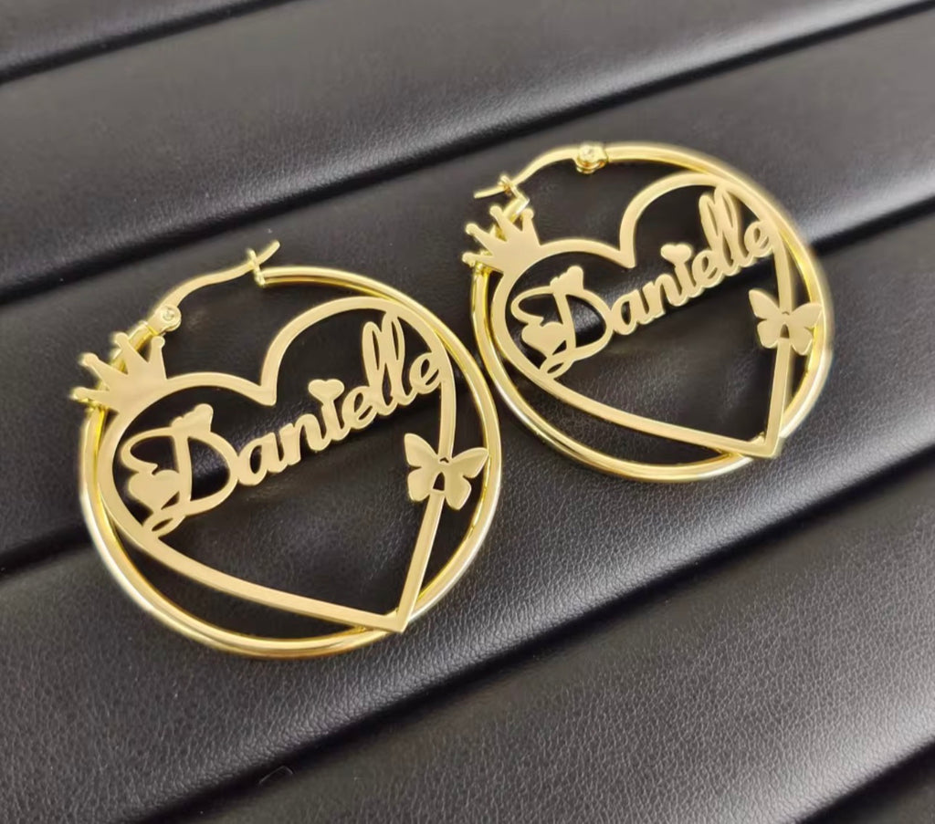 QOH Custom Name Earrings