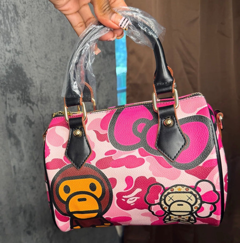 Pink Baby Milo Pillow Bag