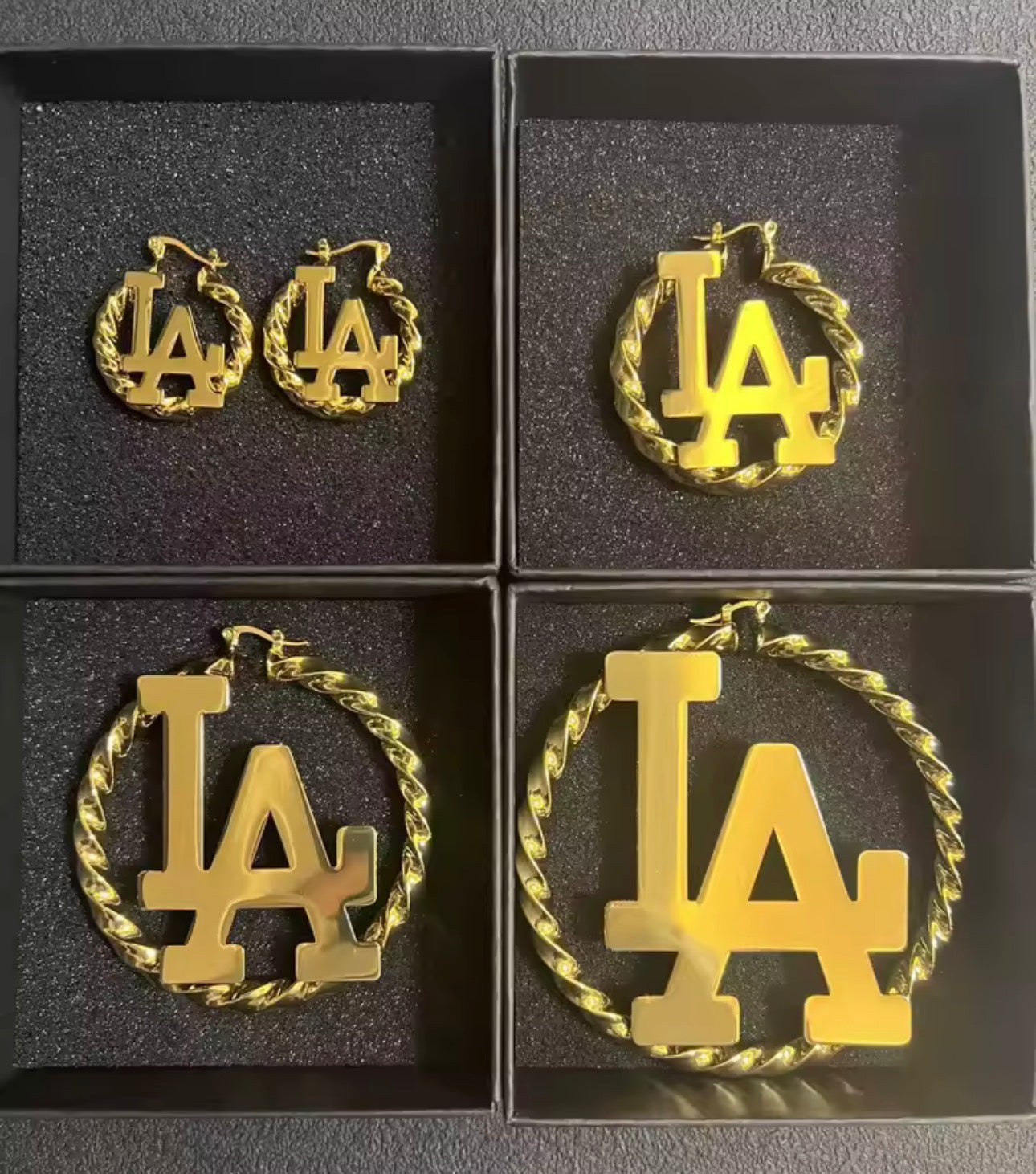 Character Hoop Earrings
