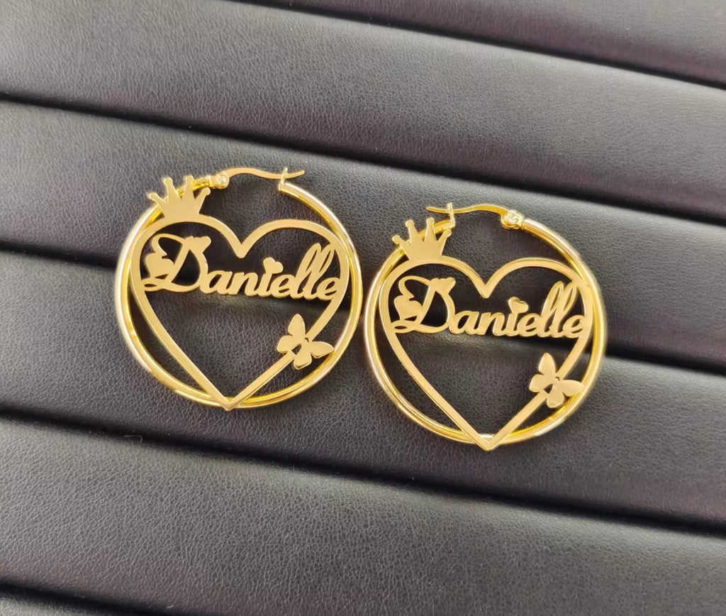 QOH Custom Name Earrings