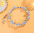 Clover Tennis Drop Bracelet