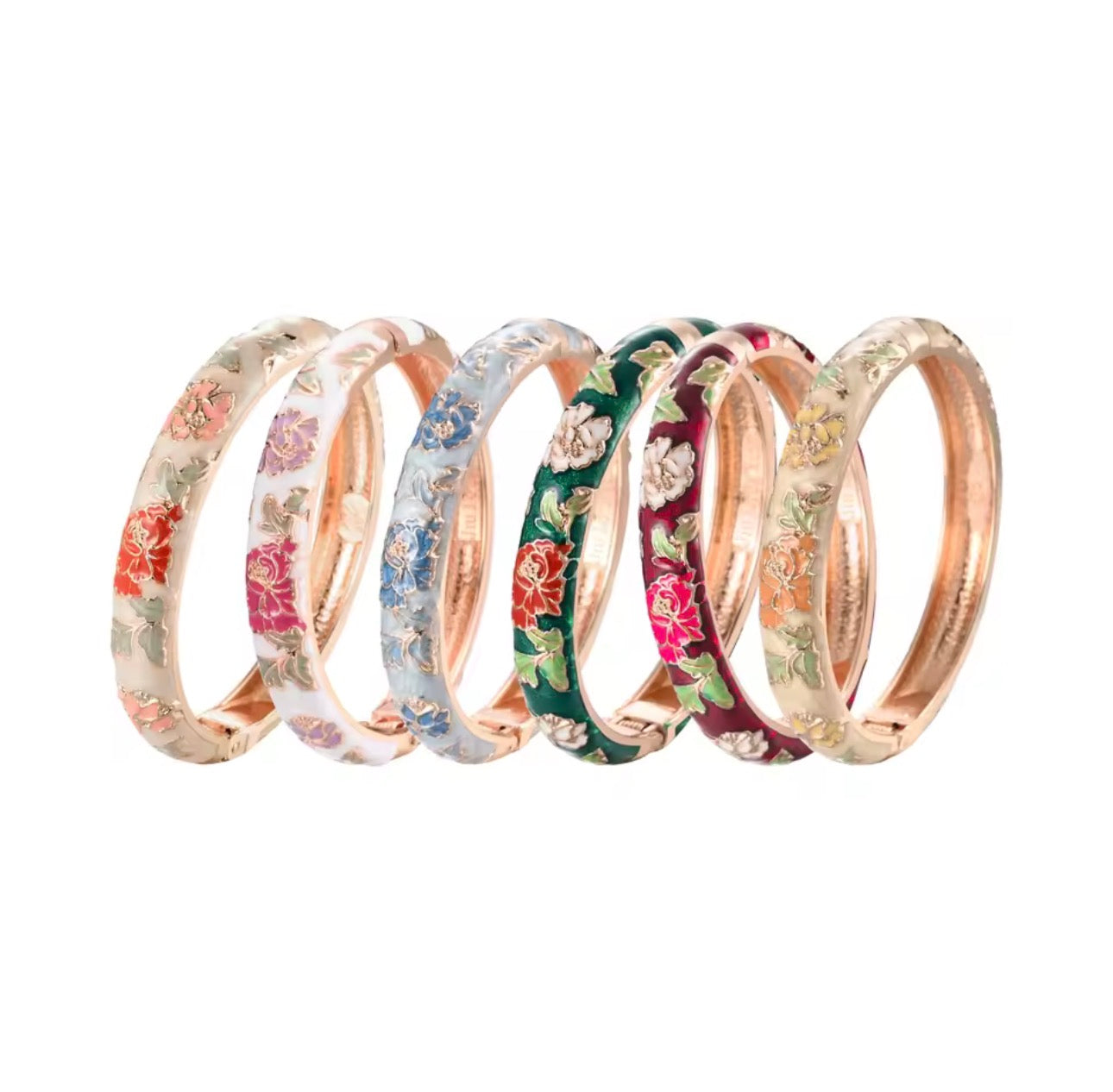 Enameled Bracelets
