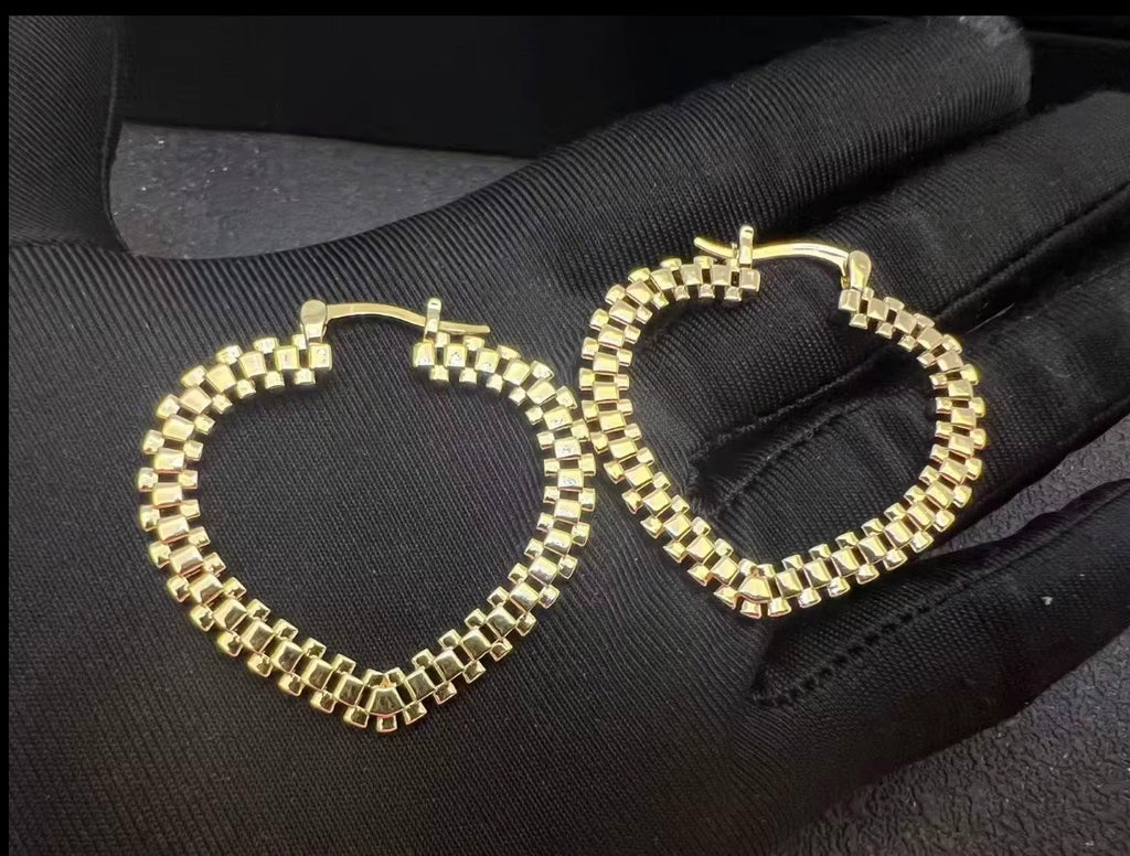 Heart Frame Earrings