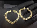 Heart Frame Earrings