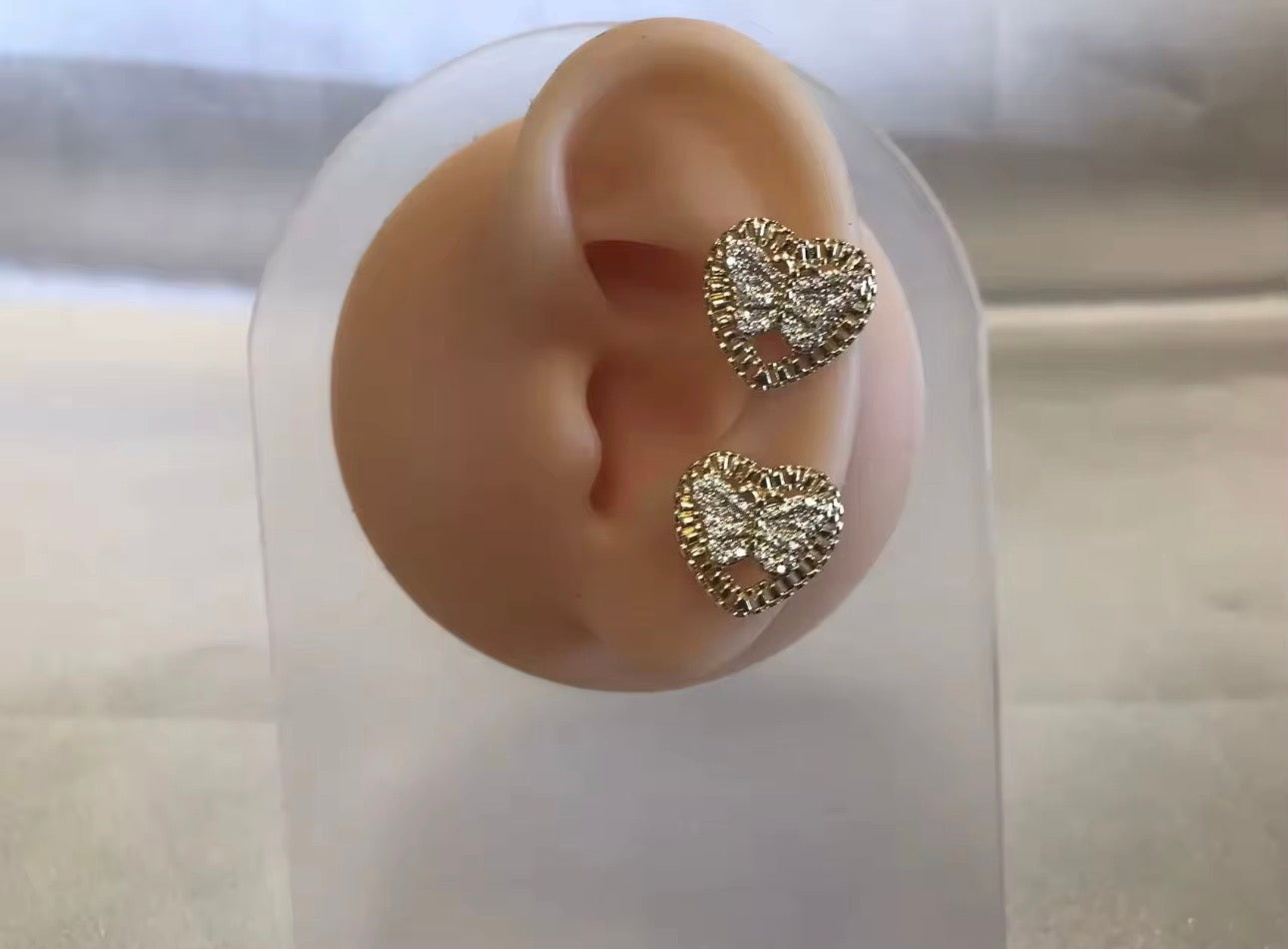 Butterfly Heart Earrings