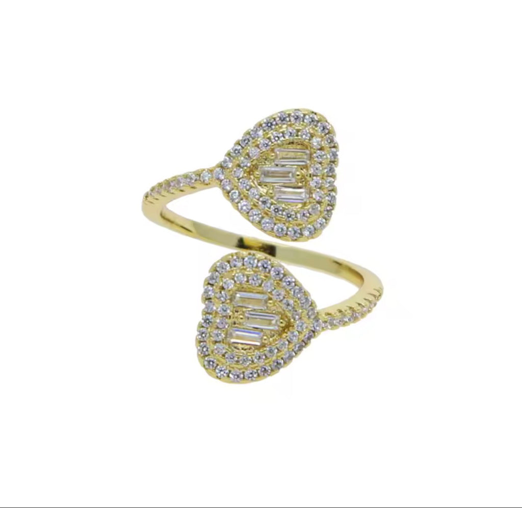 Double Heart Ring