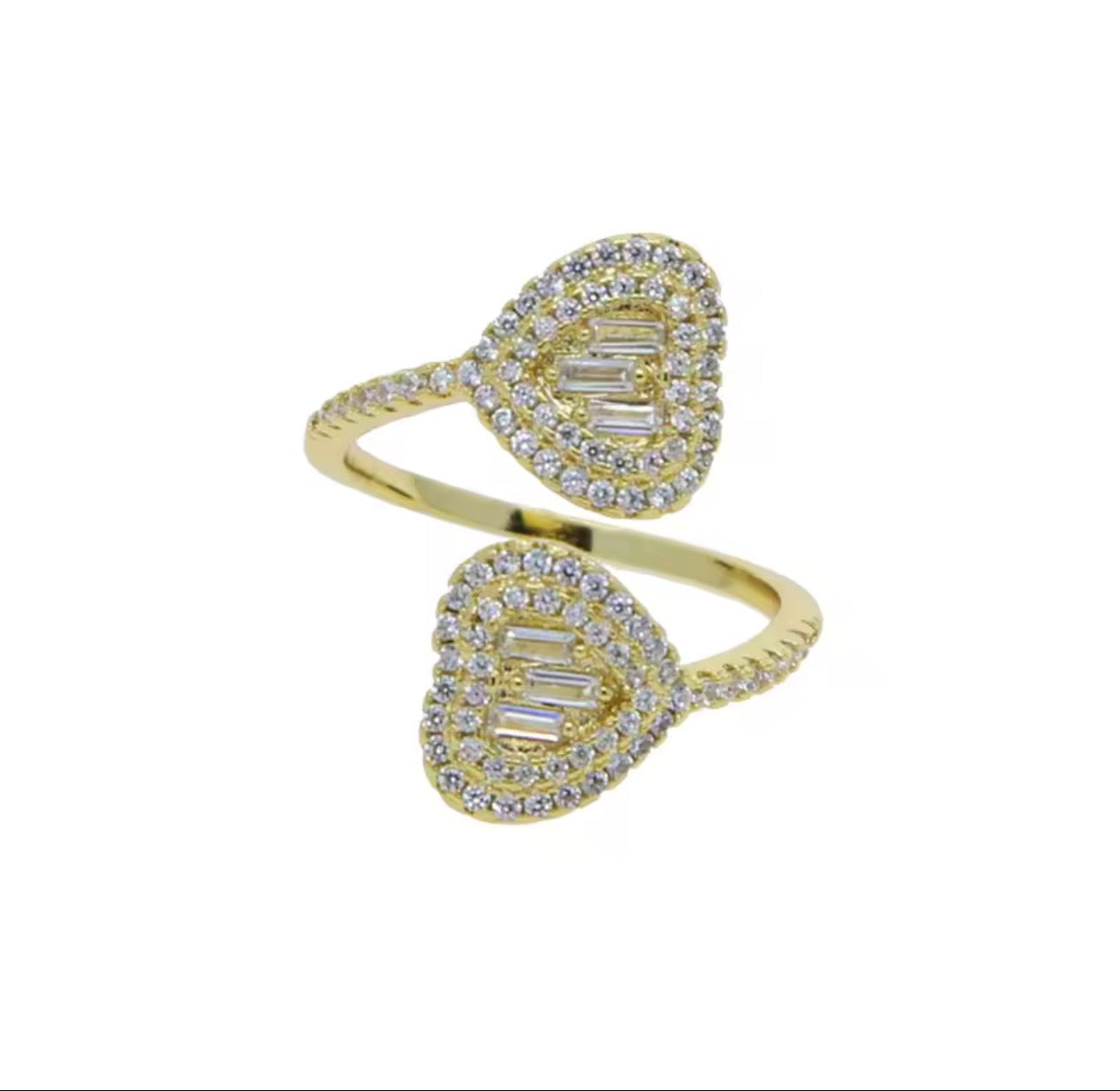 Double Heart Ring