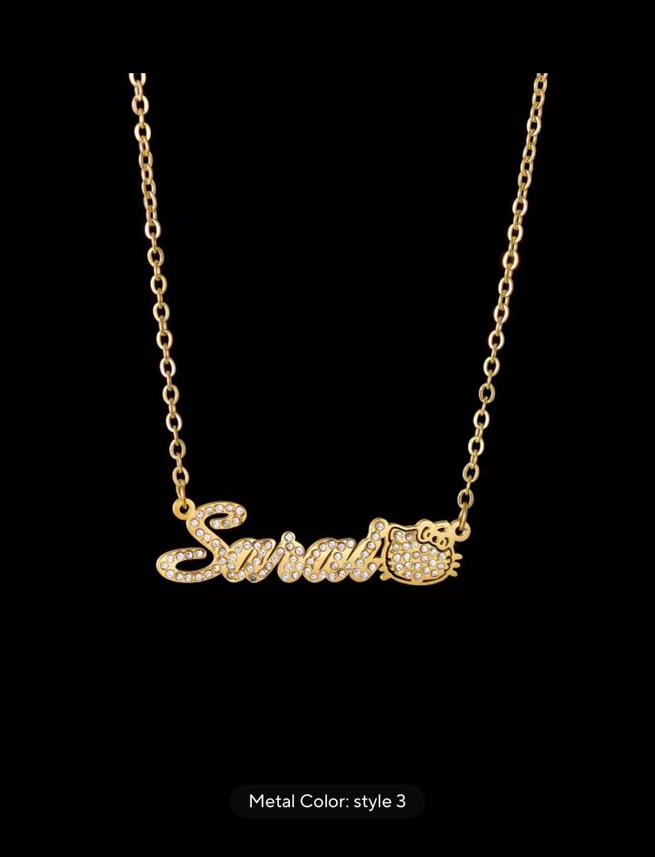 HK Custom Name Necklace