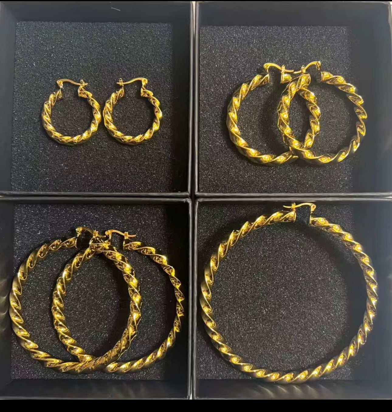 Character Hoop Earrings