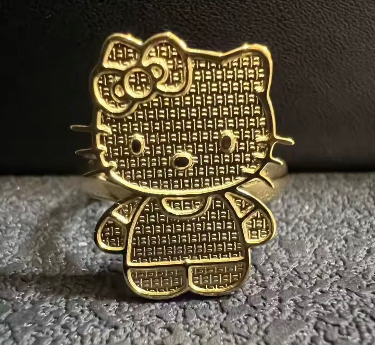 Gold Character Rings