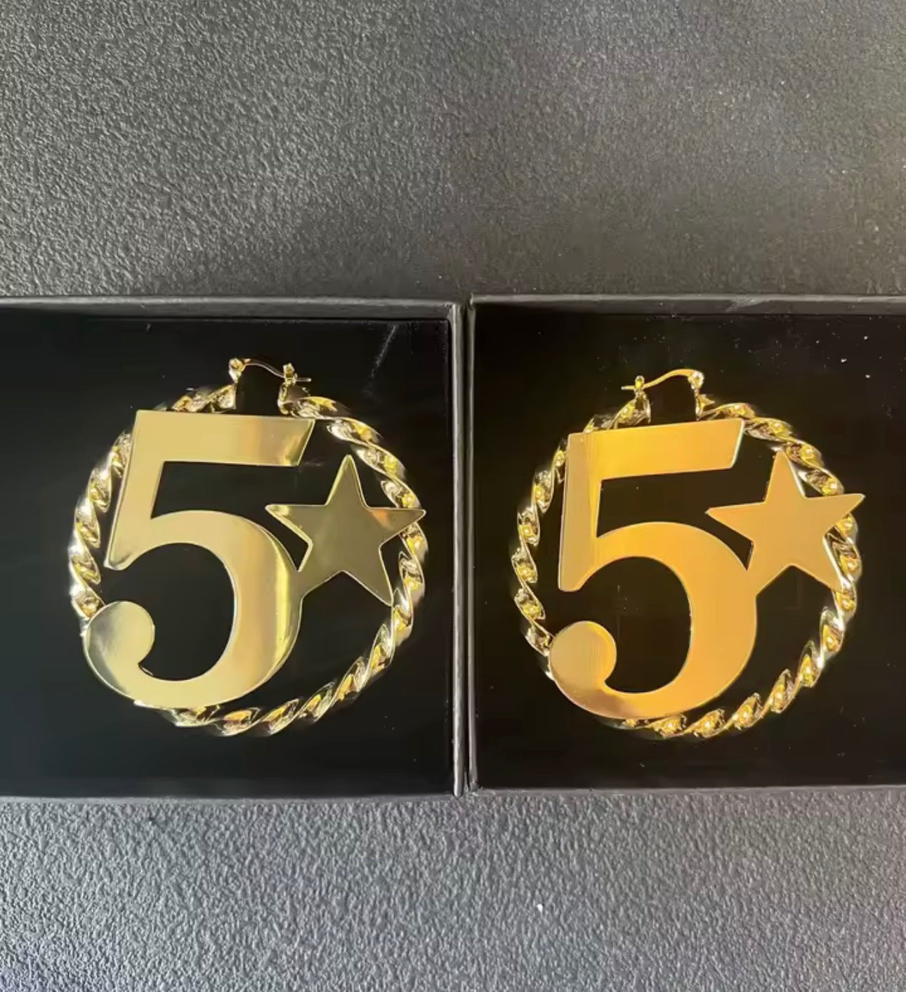Character Hoop Earrings