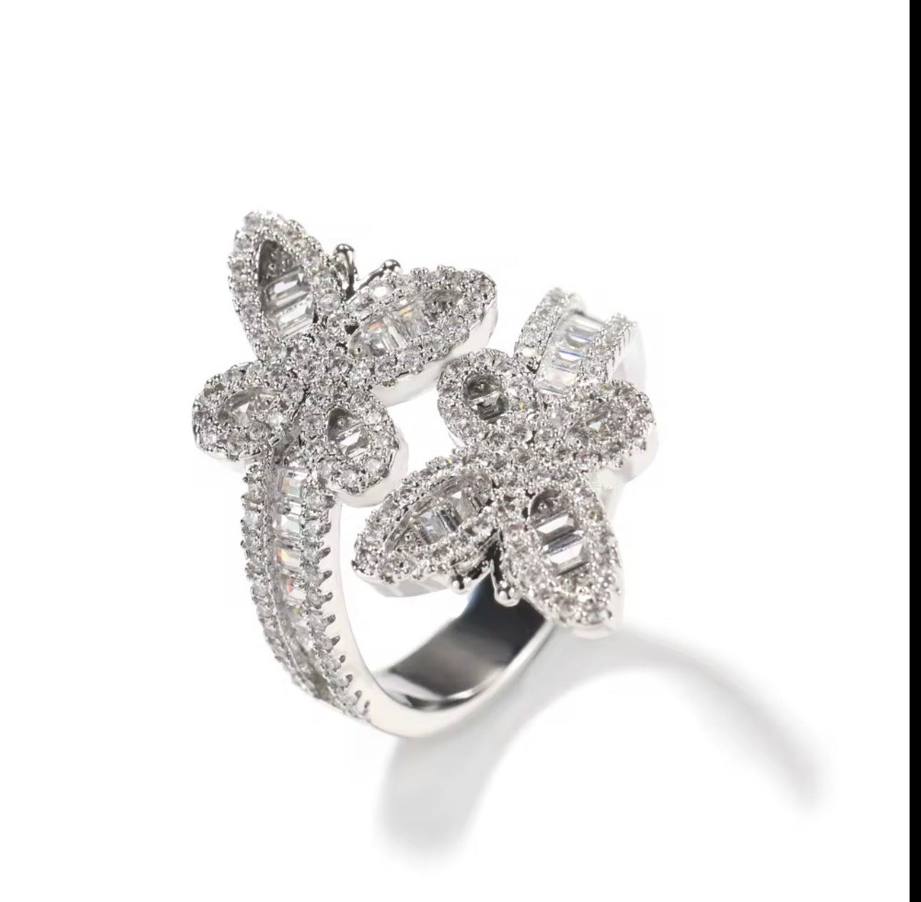 Double Butterfly Ring