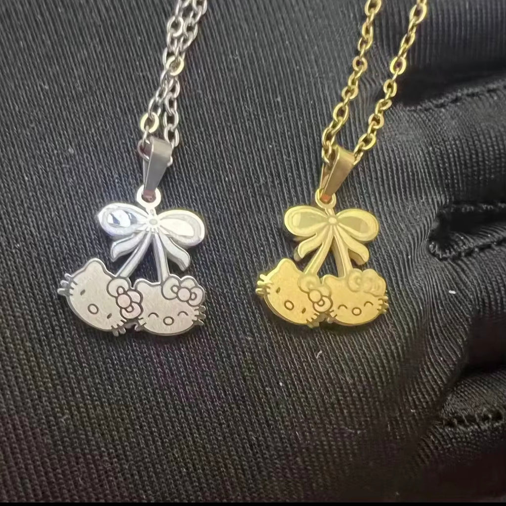 Hk Bow Necklace