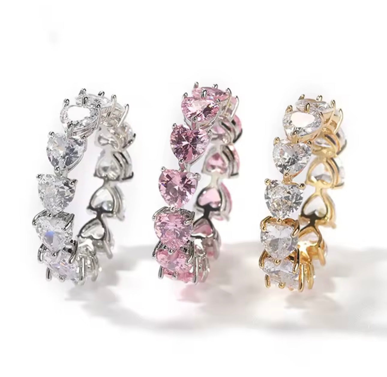 Tiny Hearts Ring