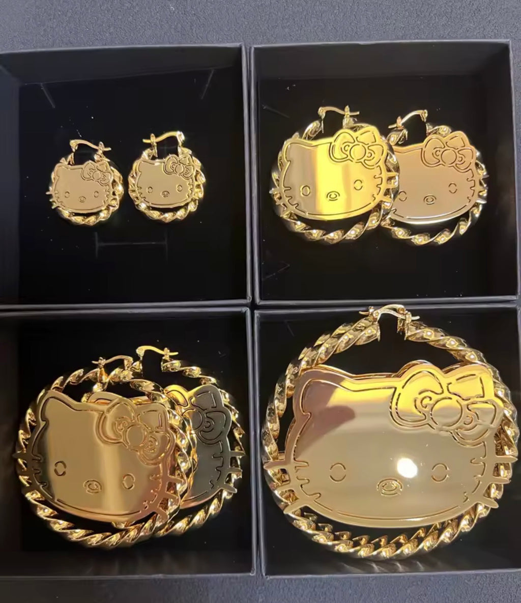 Character Hoop Earrings