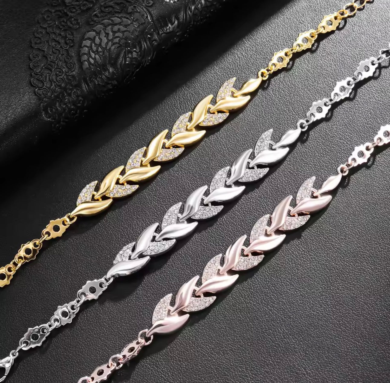 Braided Leaf Bracelet