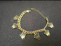 Gold Crown Bracelet