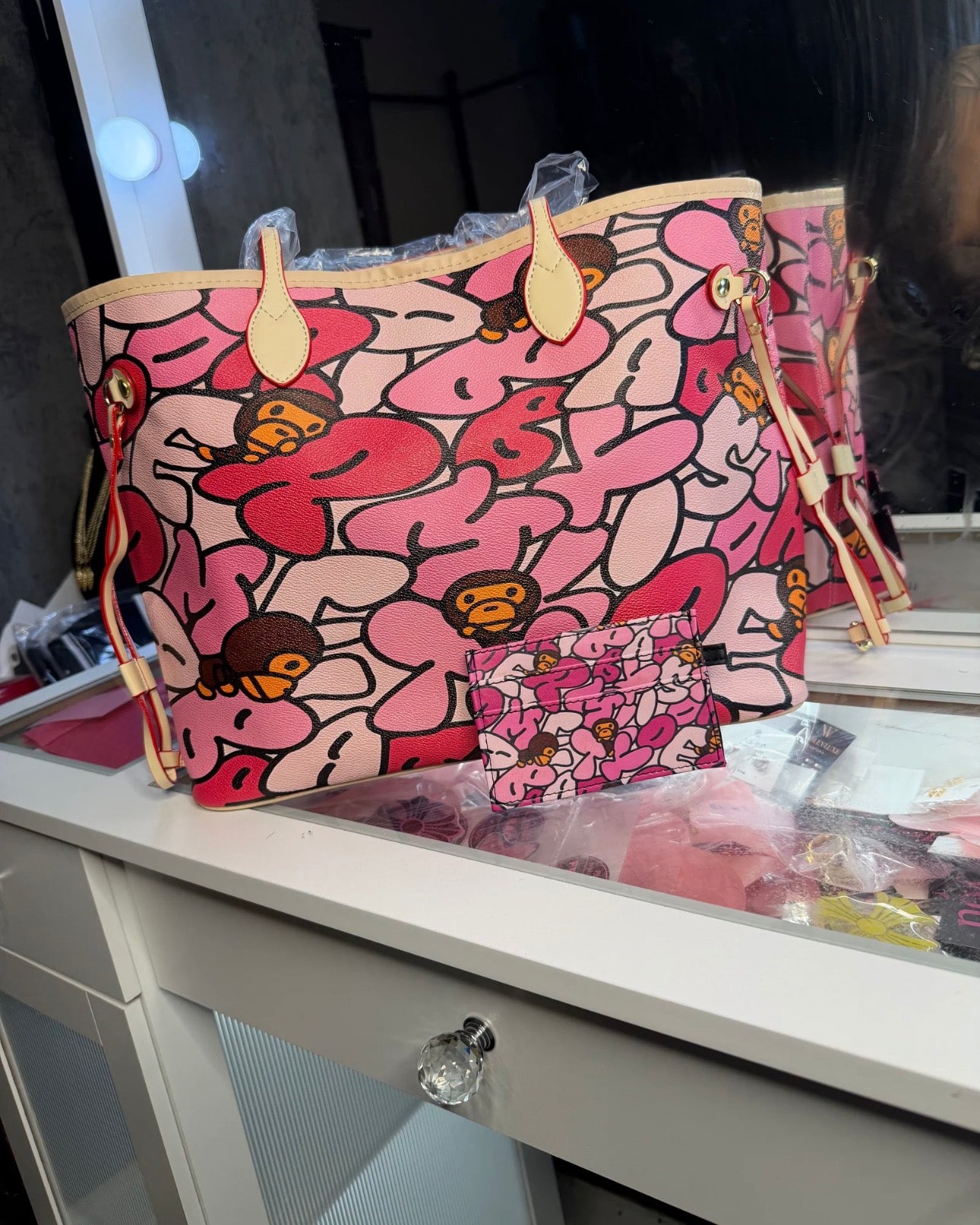 Pink ABC Tote