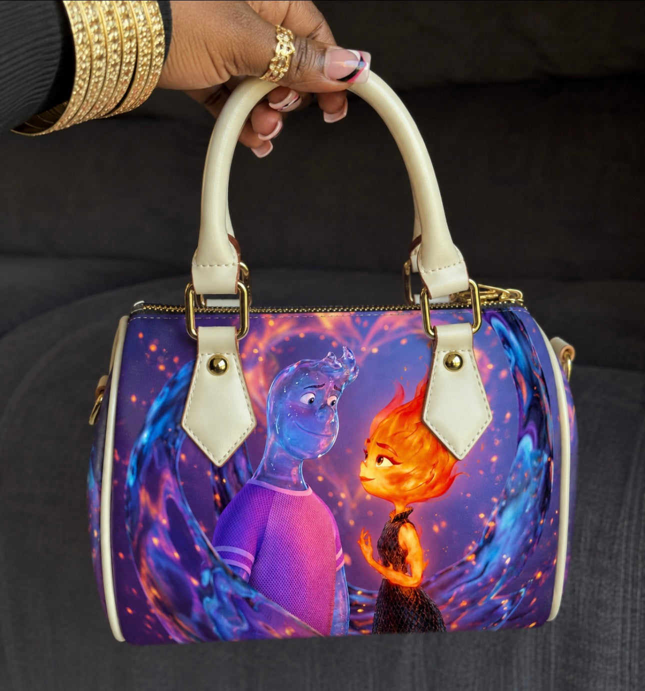 Fire Meets Water Pillow Bag
